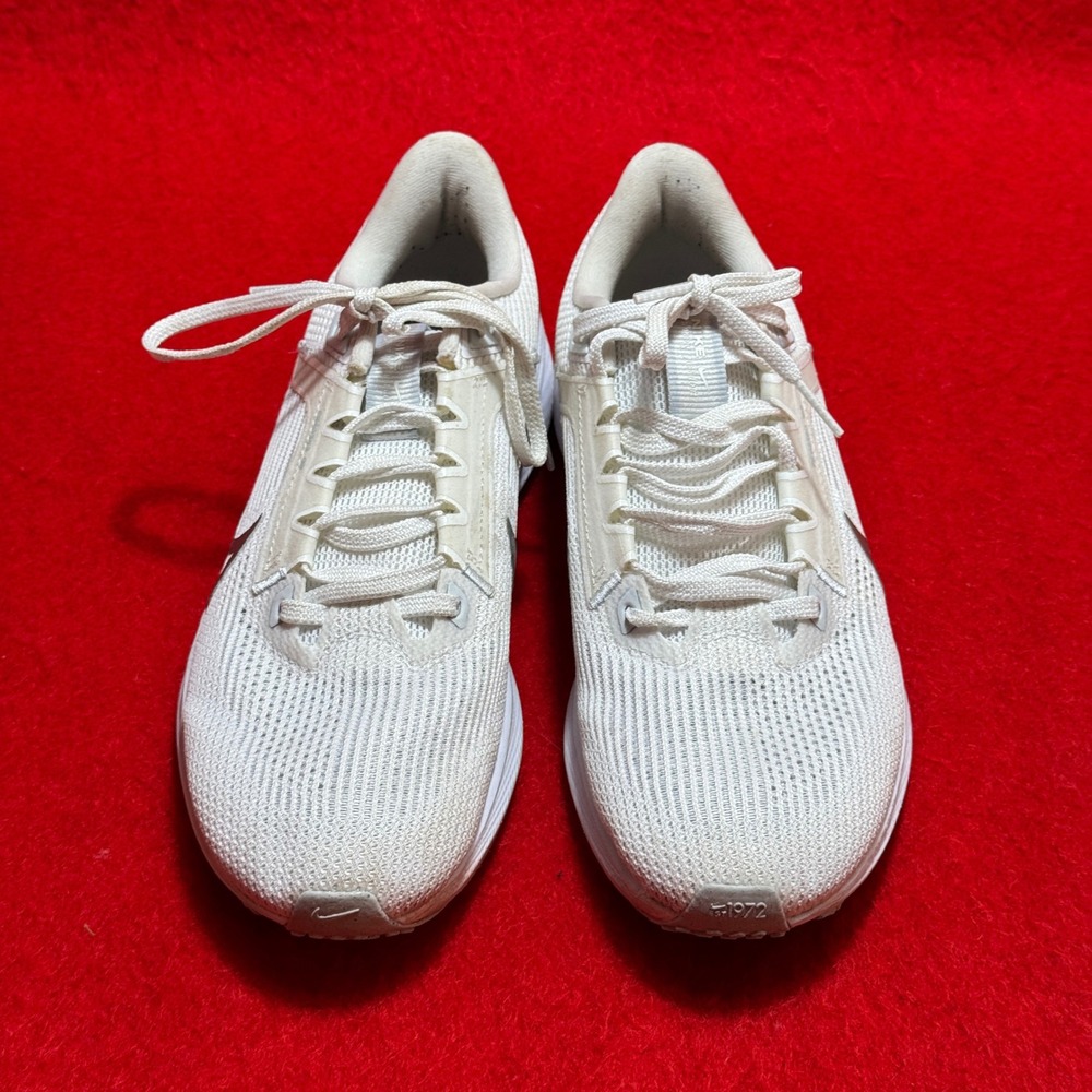 Nike Air Zoom Pegasus Shoes Women's 9 White Silver 40DV3854-101 Running Sneakers - Picture 2 of 8